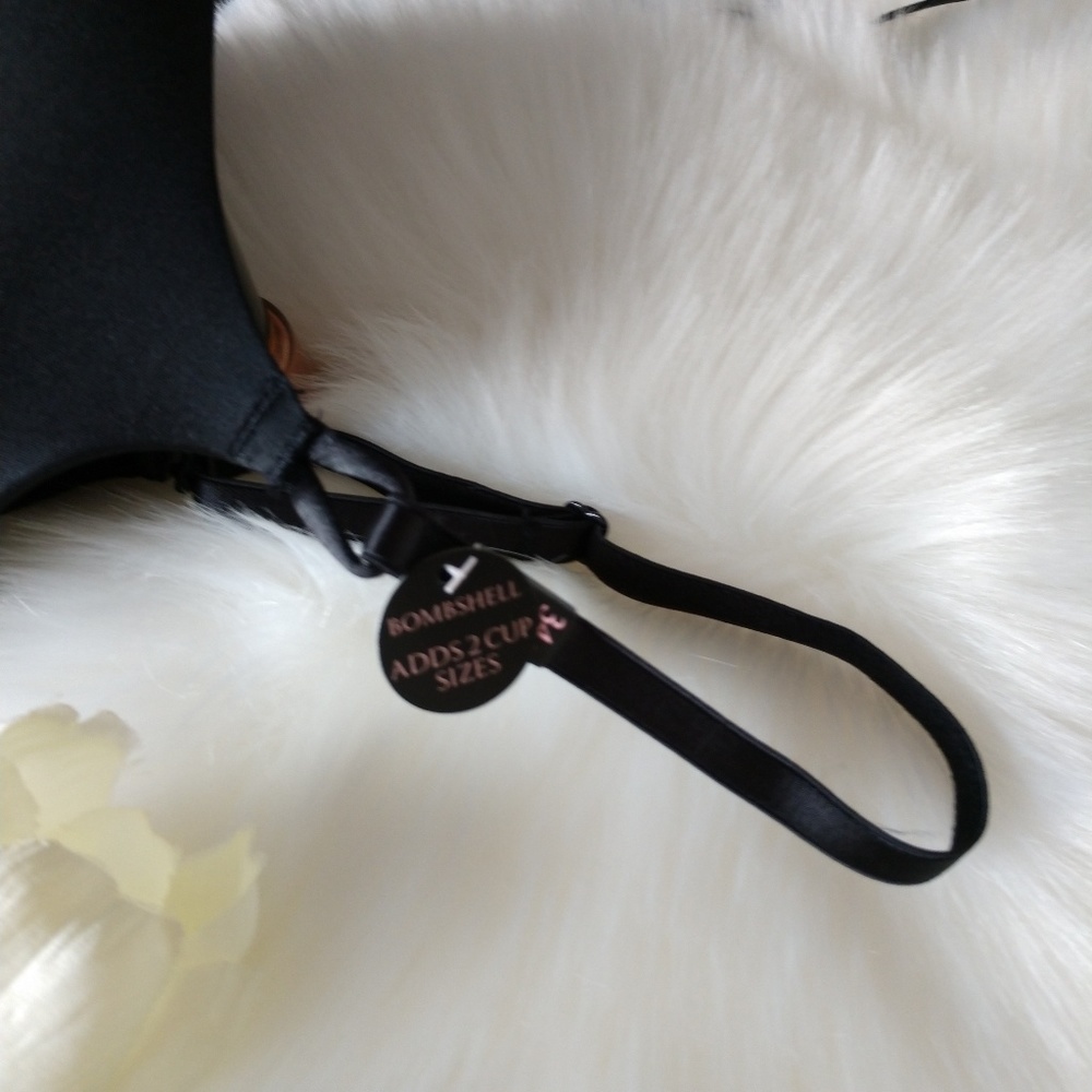 Size 34C❤️ VS BOMBSHELL PUSH-UP BRA + PANTY M - Picture 2 of 4